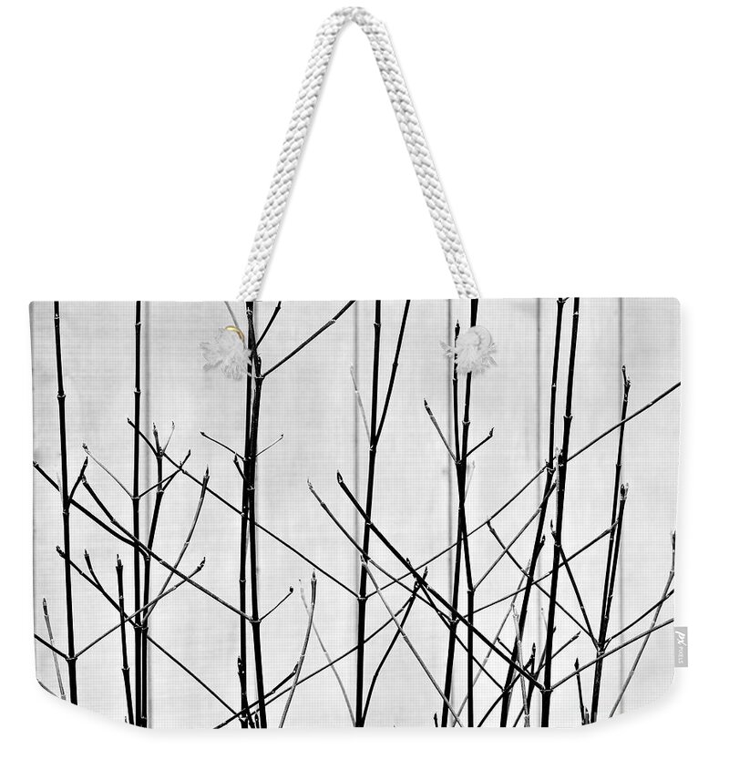 Abstract Weekender Tote Bag featuring the digital art Autumn Abstract by Jan Gelders