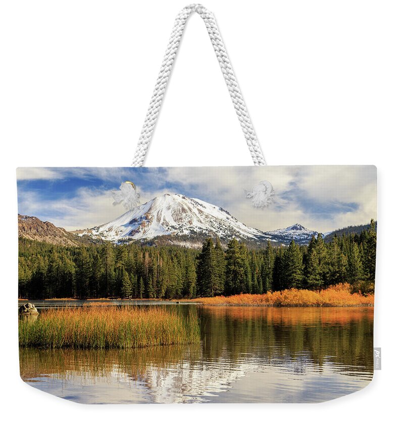 Autumn Weekender Tote Bag featuring the photograph Autumn At Mount Lassen by James Eddy