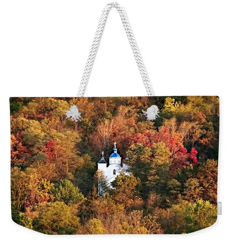Autumn In Centralia Weekender Tote Bag featuring the photograph Autumn in Centralia by Dark Whimsy