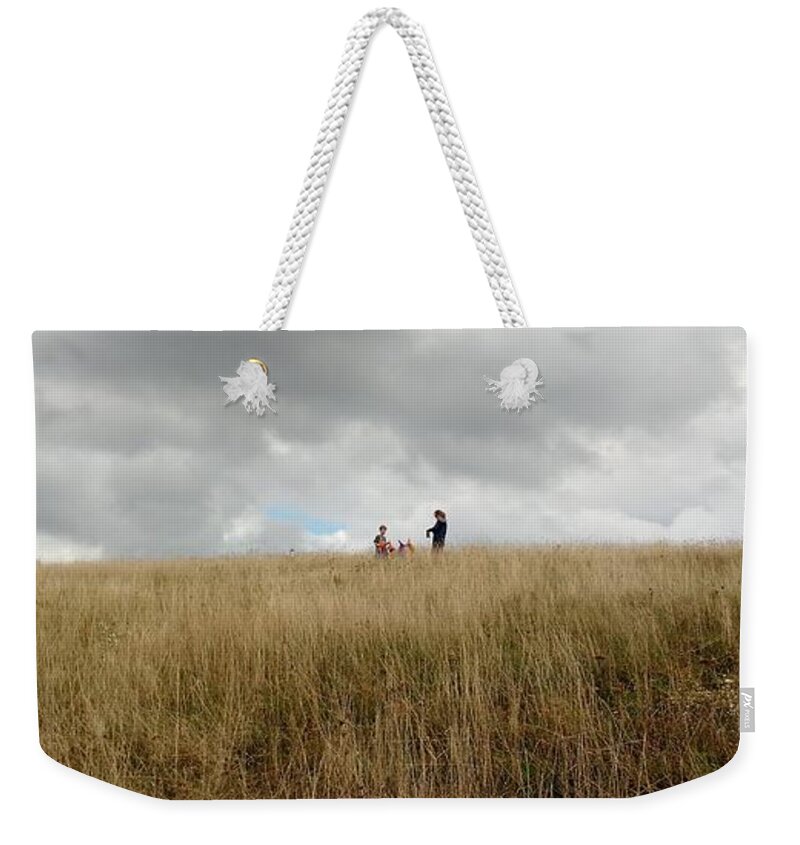 Autumn Weekender Tote Bag featuring the photograph Autumn Play at Max Patch by Anita Adams