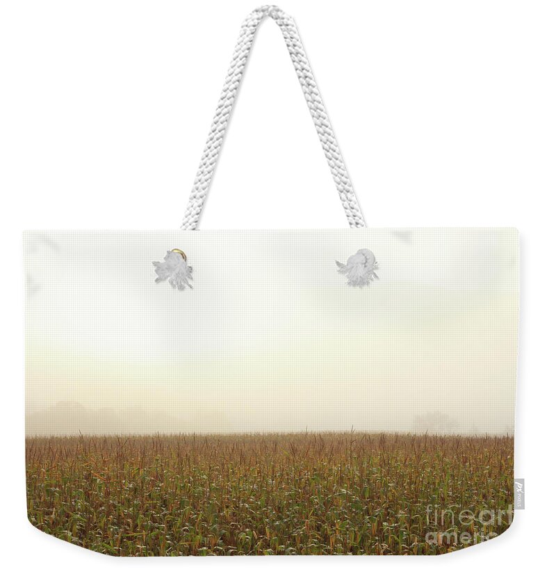 Autumn Weekender Tote Bag featuring the photograph Autumn Serenity by Inspired Arts