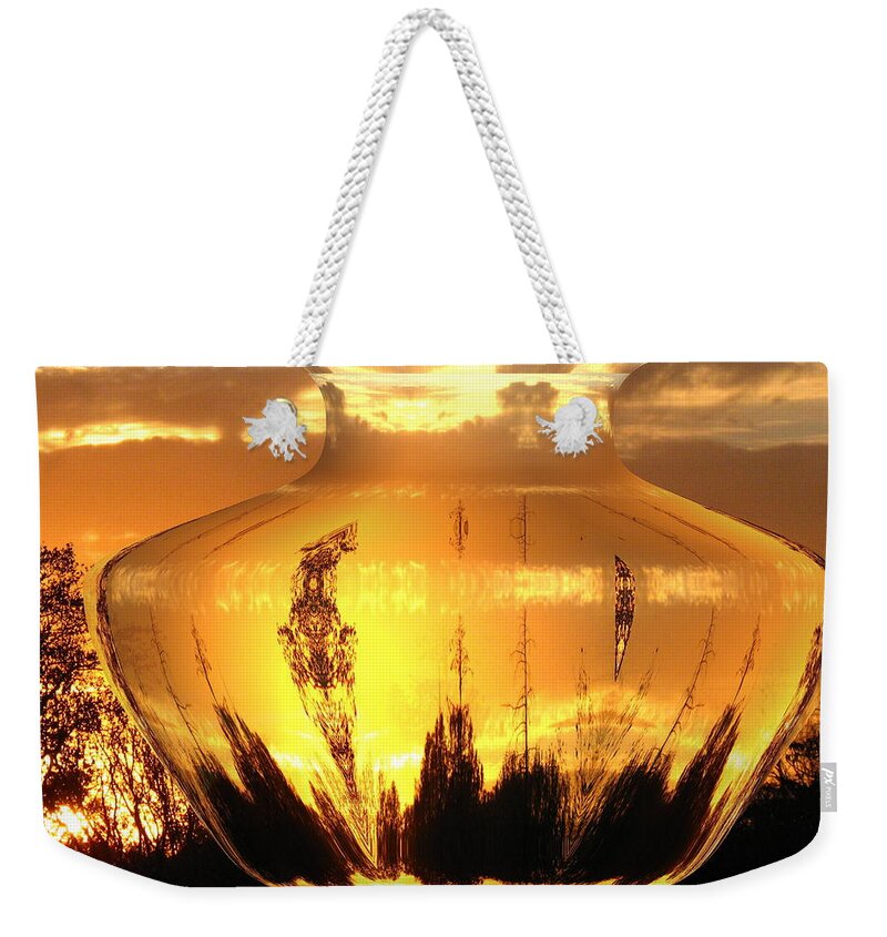 Sunset Weekender Tote Bag featuring the photograph Autumn Spirits by Joyce Dickens