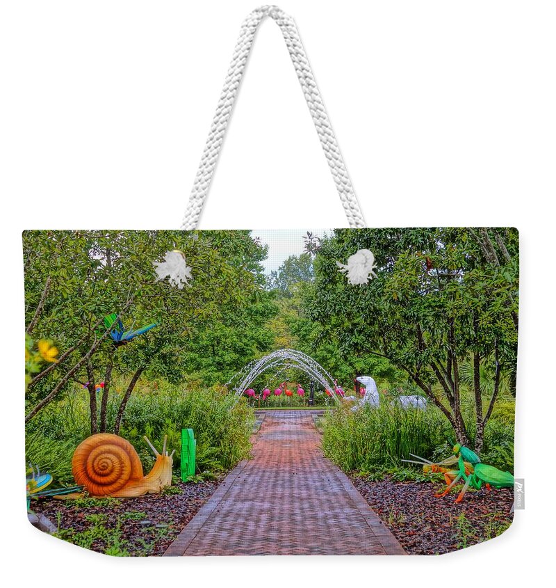  Weekender Tote Bag featuring the photograph Avenue of Dreams 6 by Rodney Lee Williams