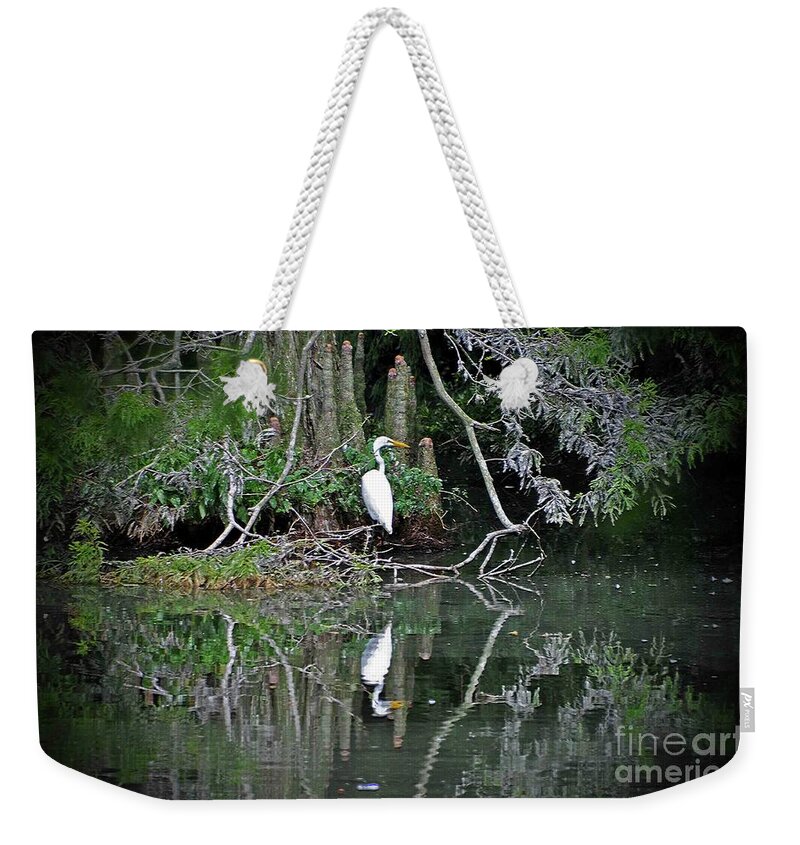 Wildlife Weekender Tote Bag featuring the photograph Away From The Crowd by Lydia Holly