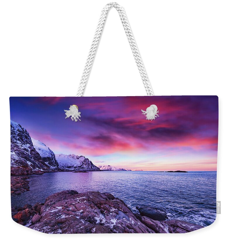  Weekender Tote Bag featuring the photograph Away From Today by Philippe Sainte-Laudy