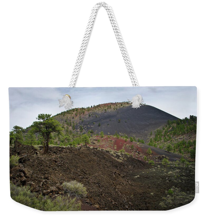 Arizona Weekender Tote Bag featuring the photograph AZ Landscape from Lava Trail No. 3 by David Gordon