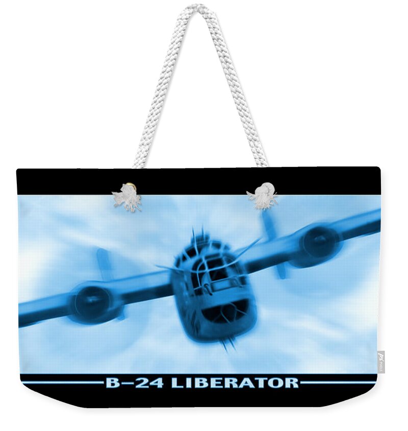 Warbirds Weekender Tote Bag featuring the photograph B-24 Liberator by Mike McGlothlen