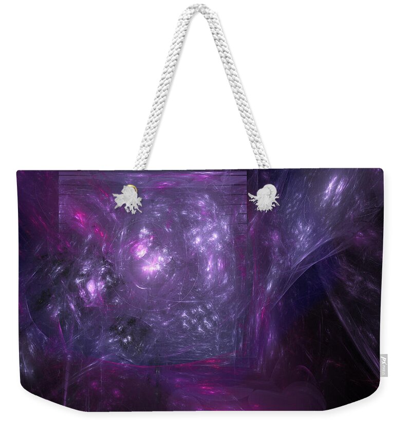 Art Weekender Tote Bag featuring the digital art B Is for Butterfly by Jeff Iverson