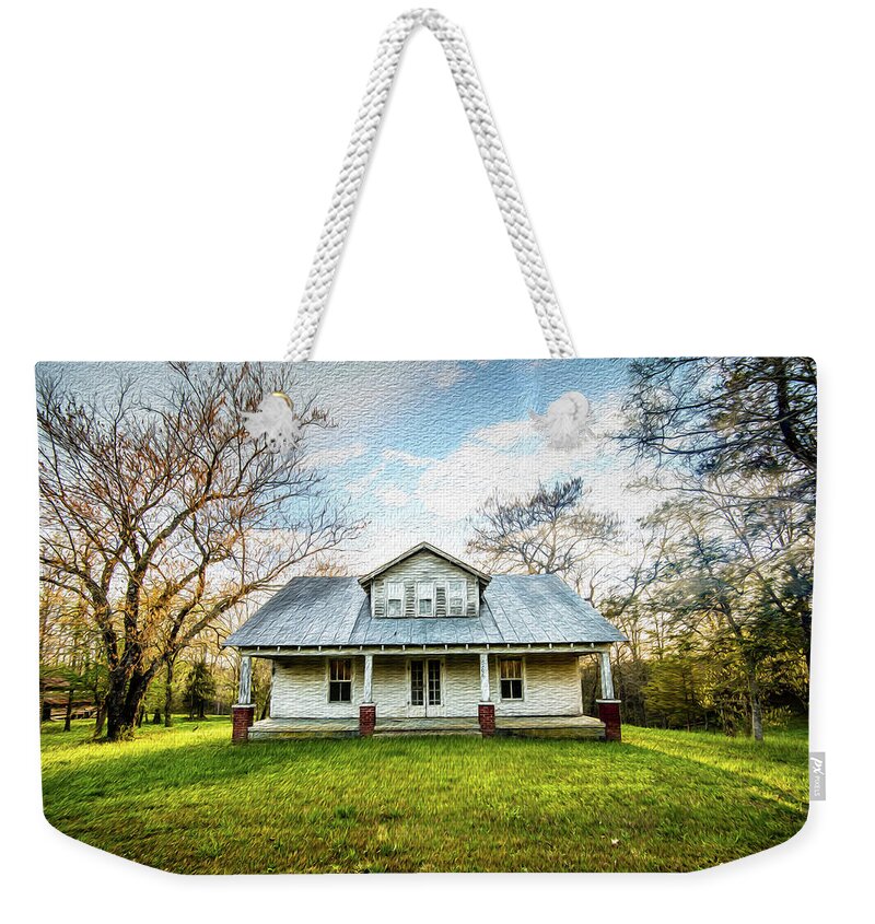 Caswell County Weekender Tote Bag featuring the photograph Back Roads In Caswell County by Cynthia Wolfe