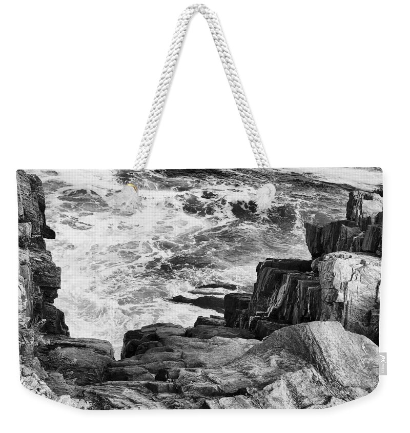Maine Weekender Tote Bag featuring the photograph Bailey Island No. 3-1 by Sandy Taylor