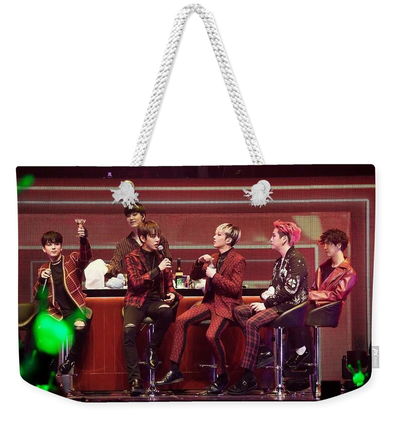B.a.p Weekender Tote Bag featuring the photograph B.a.p by Jackie Russo