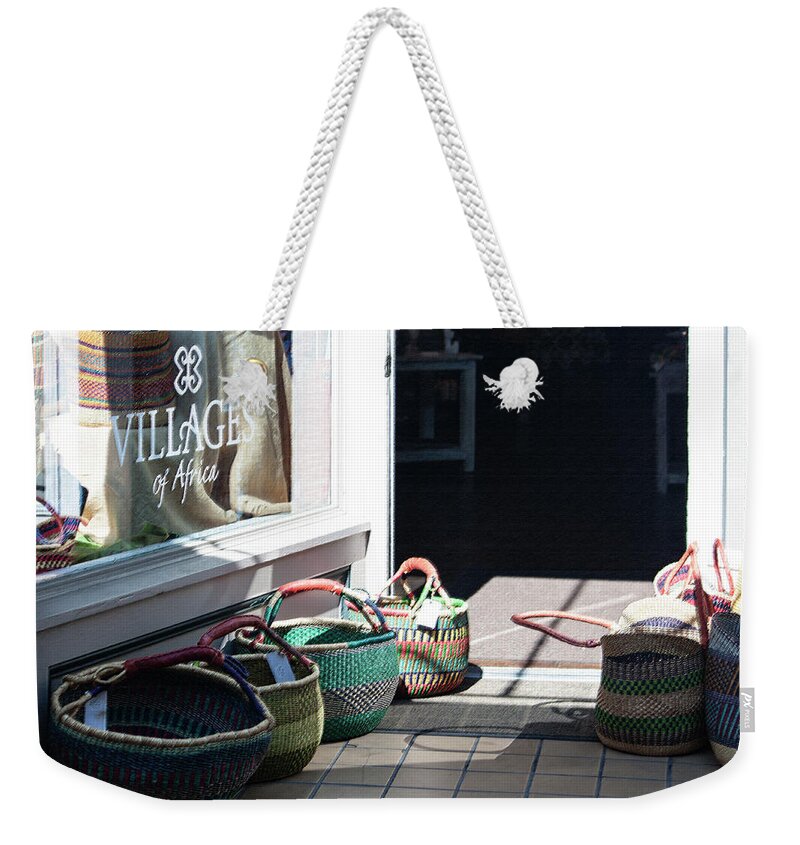 Photograph Weekender Tote Bag featuring the photograph Baskets of Africa by Suzanne Gaff