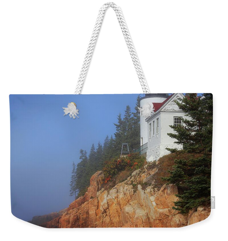 Park Weekender Tote Bag featuring the photograph Bass Harbor Lighthouse, Acadia National Park by Kevin Shields