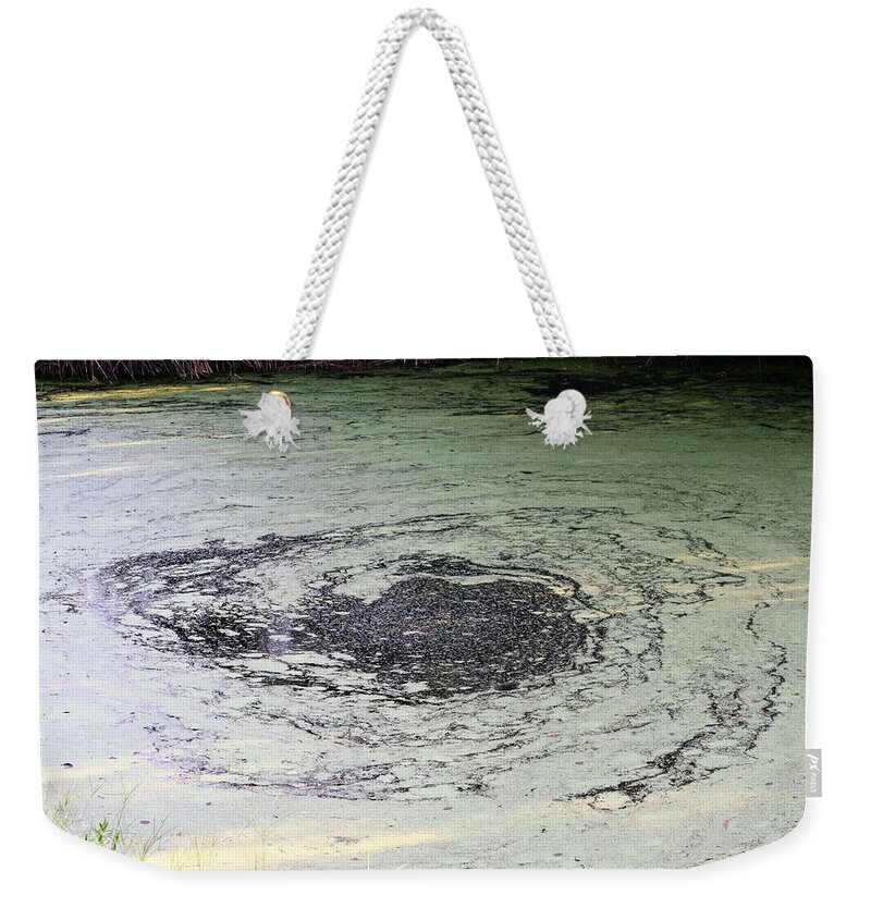 Swamp Weekender Tote Bag featuring the photograph Bayoucane by John Glass