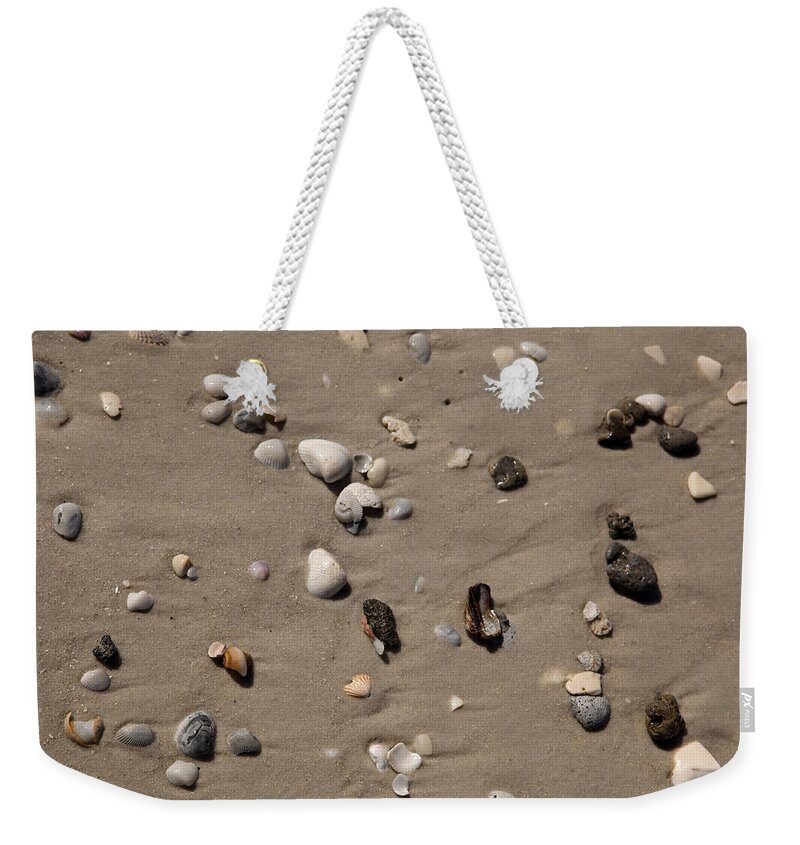 Texture Weekender Tote Bag featuring the photograph Beach 1121 by Michael Fryd