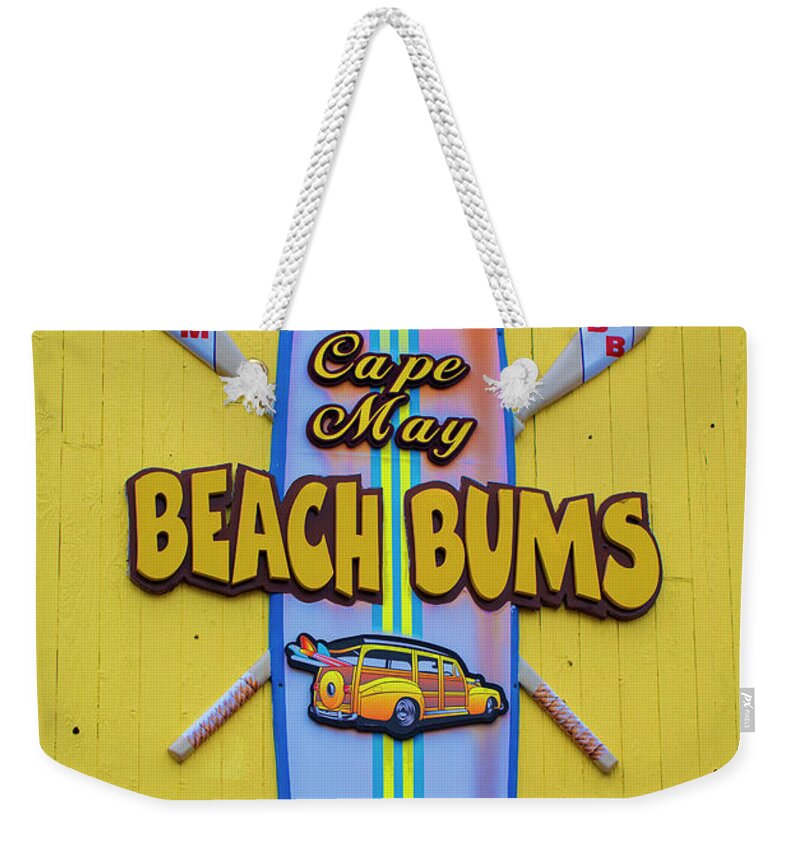 Cape May Nj Weekender Tote Bag featuring the photograph Beach Bums - Cape May by Marco Crupi