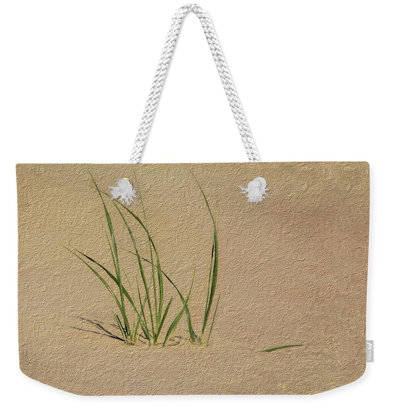 Beach Weekender Tote Bag featuring the photograph Beach Grass by Cathy Kovarik