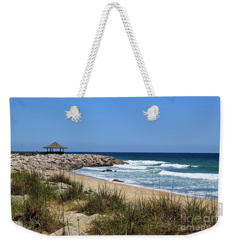 Kure Weekender Tote Bag featuring the photograph Beach in North Carolina by Jill Lang