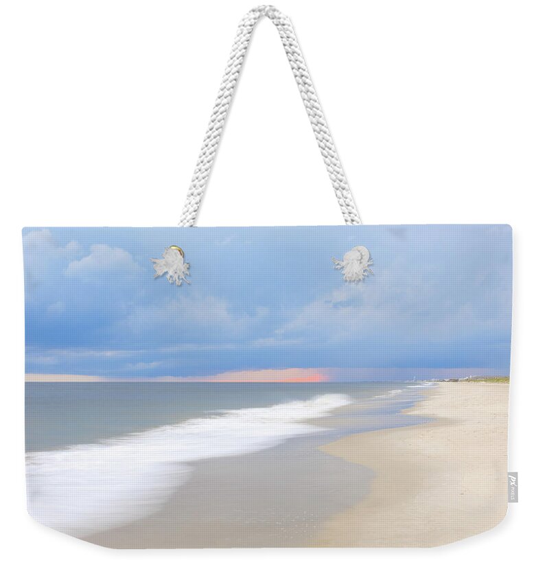 Beachclub Weekender Tote Bag featuring the photograph Beach Sunset by Nick Noble