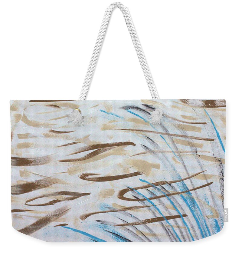 Beach Wind Weekender Tote Bag featuring the painting Beach Winds by Steven Macanka