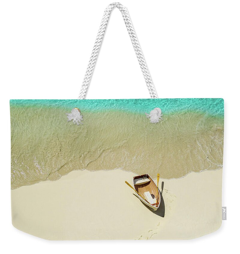  Weekender Tote Bag featuring the photograph Beached by Gary Felton