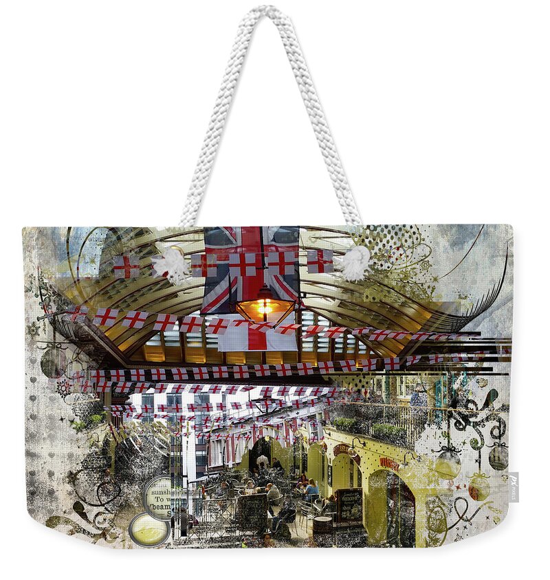 City Scenes Weekender Tote Bag featuring the digital art Beating Heart by Nicky Jameson