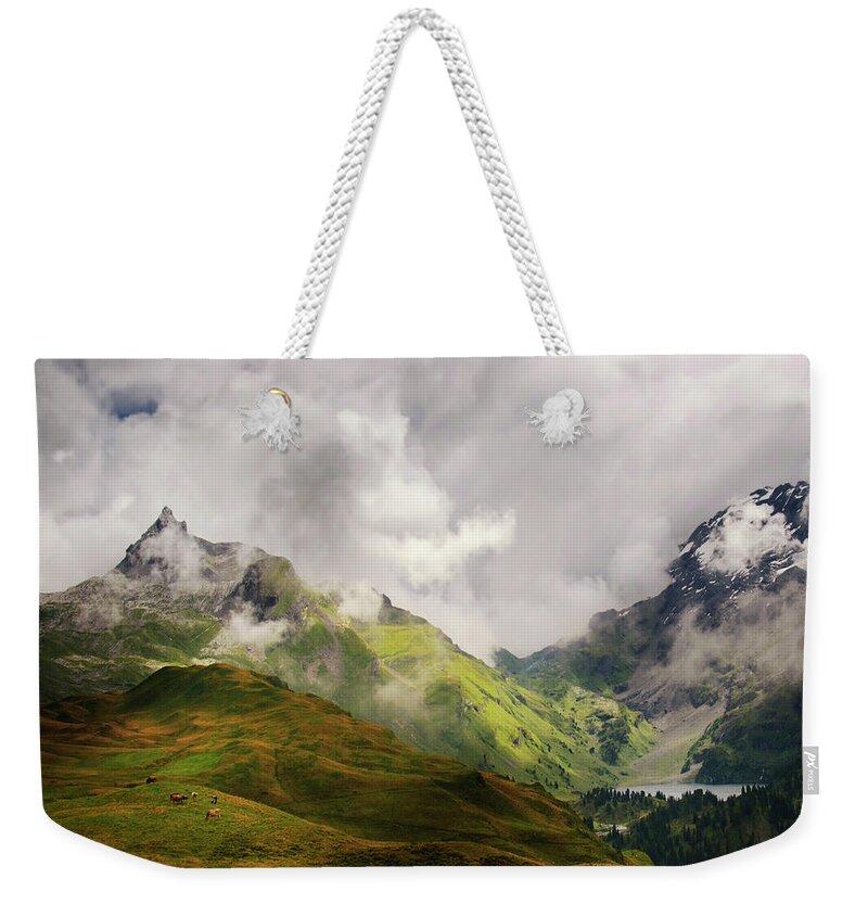 Landscape Weekender Tote Bag featuring the photograph Beaute Sauvage by Philippe Sainte-Laudy