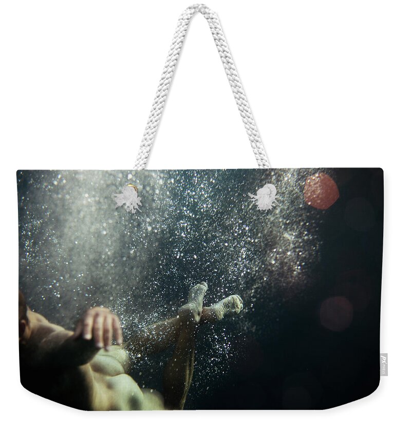 Swim Weekender Tote Bag featuring the photograph Beautiful Body by Gemma Silvestre