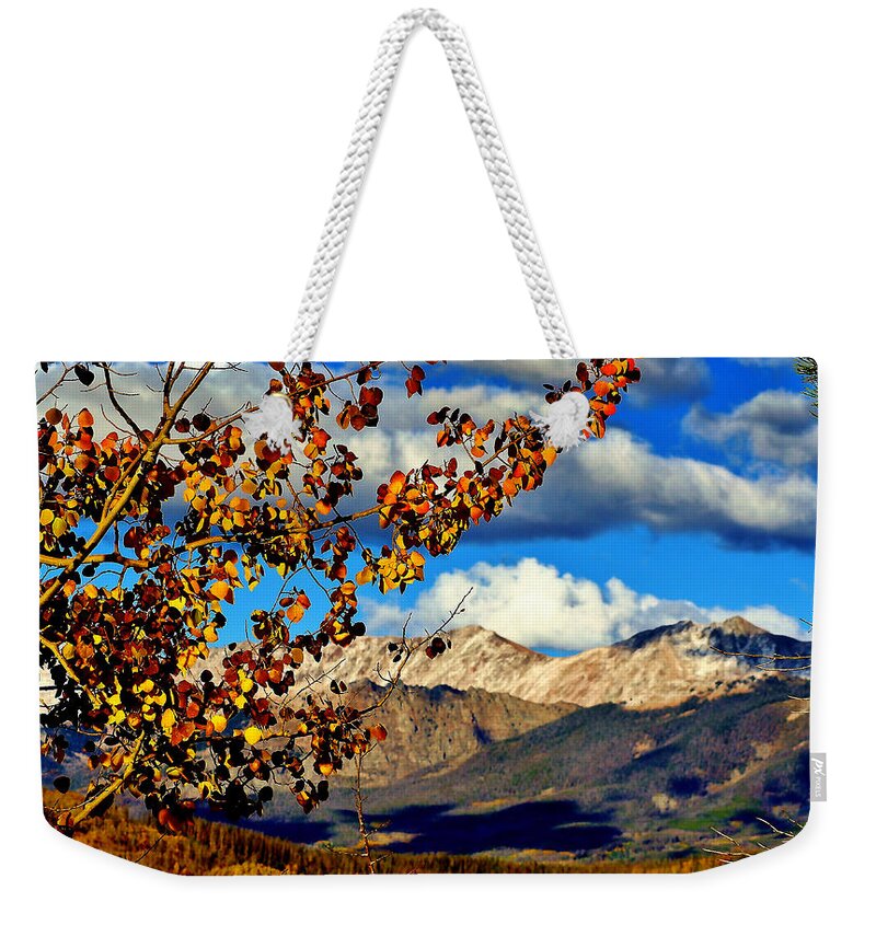 Fall Weekender Tote Bag featuring the photograph Beautiful Colorado by Ellen Heaverlo