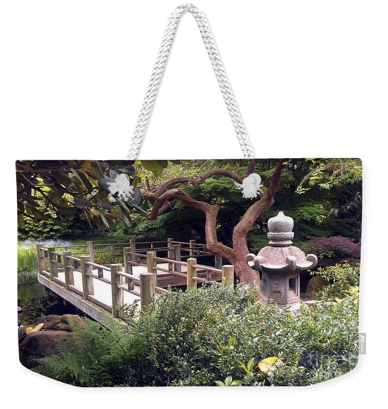 San Francisco Weekender Tote Bag featuring the photograph Beautiful Park in San Francisco by Joy Patzner