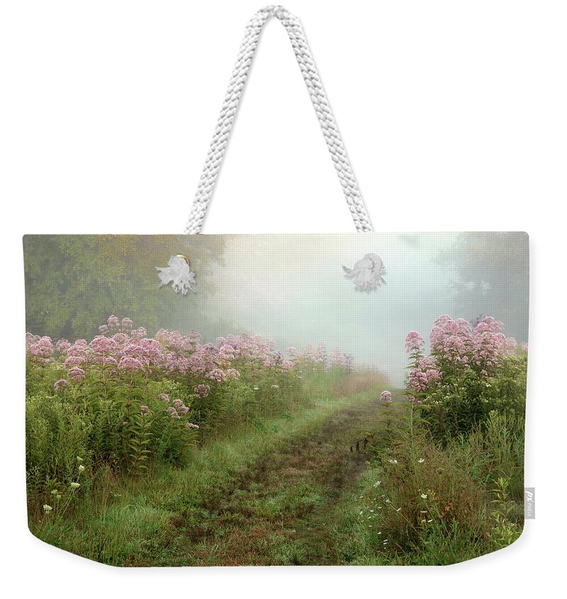 Flora Weekender Tote Bag featuring the photograph Beauty at Kendall Hills by Ann Bridges