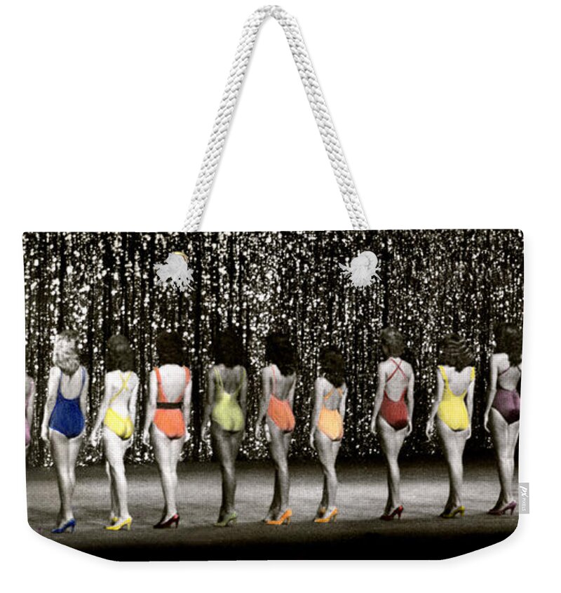 Beauty Pageant Weekender Tote Bag featuring the photograph Beauty Queen's Backside. by Joe Hoover