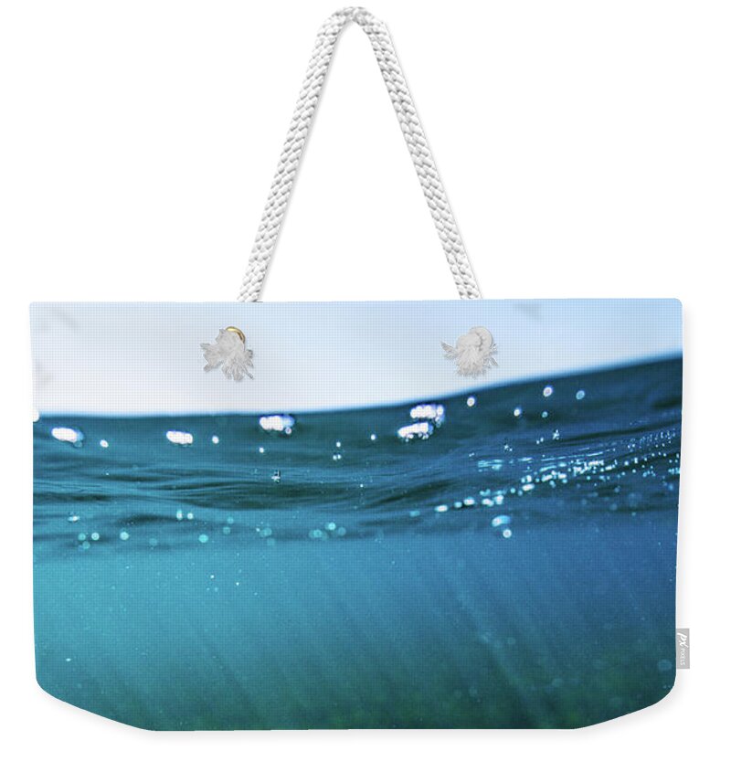 Underwater Weekender Tote Bag featuring the photograph Beauty Under the Water by Gemma Silvestre