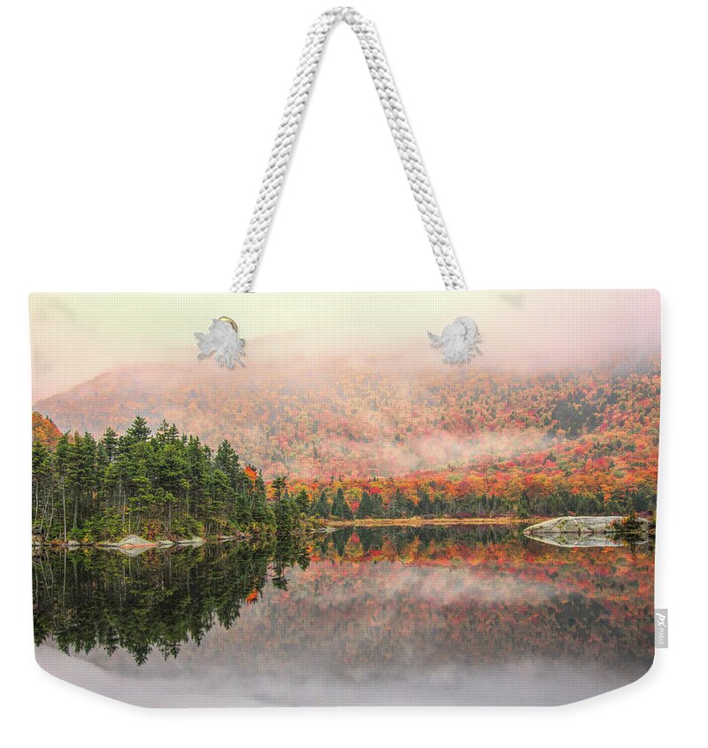 Beaver Pond Nh Weekender Tote Bag featuring the photograph Beaver Pond New Hampshire by Jeff Folger