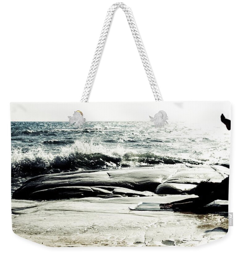 Beach Weekender Tote Bag featuring the photograph Become One by Stelios Kleanthous