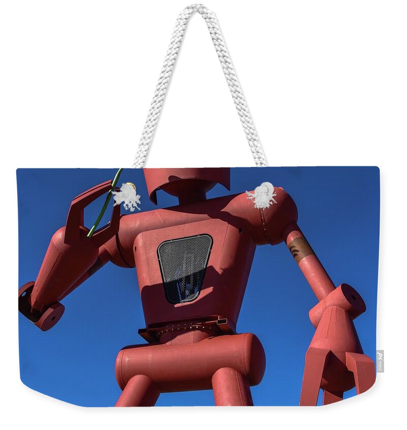 Christian Ristow Weekender Tote Bag featuring the photograph Becoming Human by Rand Ningali