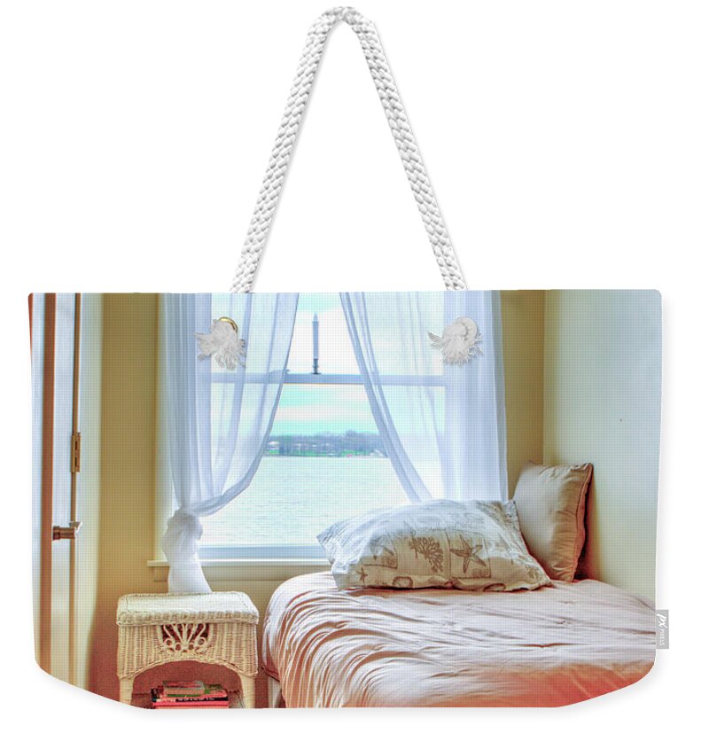 Bedroom Weekender Tote Bag featuring the photograph Bedroom Alcove 1 by Jeff Kurtz