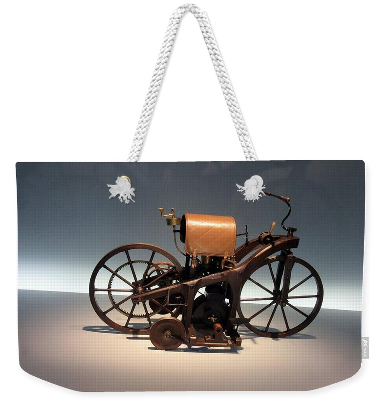 Car Weekender Tote Bag featuring the photograph Before The Car 3 by Vesna Martinjak