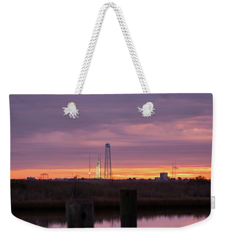 Photosbymch Weekender Tote Bag featuring the photograph Before the Launch by M C Hood