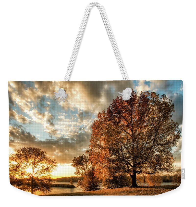 Belle Point Weekender Tote Bag featuring the photograph Belle Point by James Barber