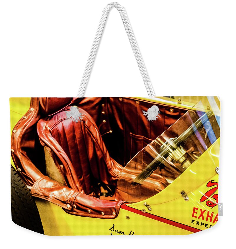 Belond Exhaust Special Weekender Tote Bag featuring the photograph Belond Exhaust Special by Josh Williams