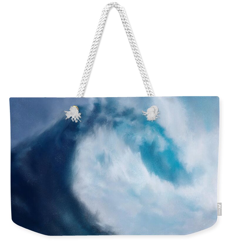 ering Sea Weekender Tote Bag featuring the digital art Bering Sea by Mark Taylor