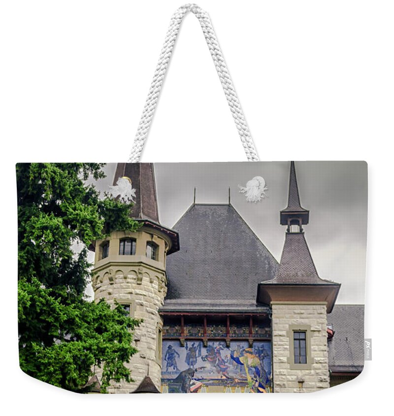 Michelle Meenawong Weekender Tote Bag featuring the photograph Berne historical museum by Michelle Meenawong