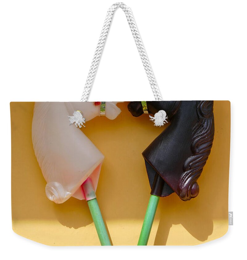 Beso Weekender Tote Bag featuring the photograph Beso by Skip Hunt
