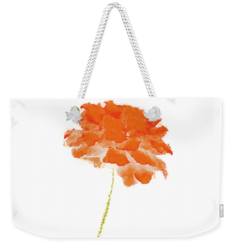 Simple Orange Peggy Cooper Photography Digital Art Watercolor Effect Photo Illustration Flowers Floral Plants Nature Impressionism Impressionist Prints Canvas Mugs Shower Curtains Tote Clutch Bag Towels Throw Pillows Phone Cases Beach Home Office Goods Decorating Interior Design Galleries Gifts Women Girls Dainty Delicate Designer Greeting Cards Weekender Tote Bag featuring the photograph Best of Show 2 by Peggy Cooper-Hendon