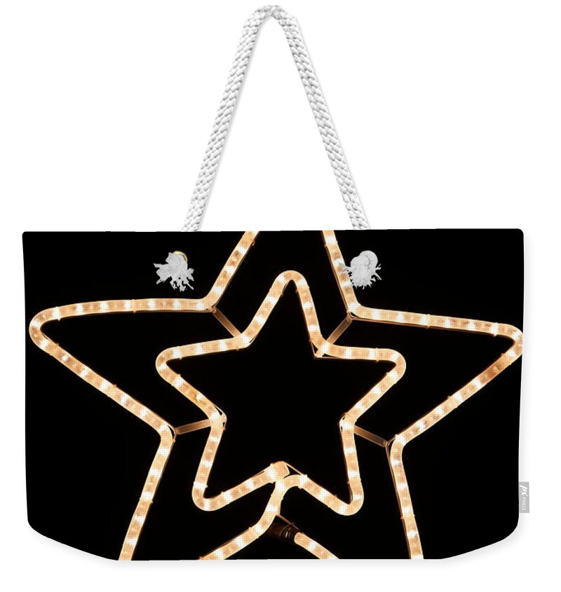 Christmas Weekender Tote Bag featuring the photograph Bethlehem Star by Unknown