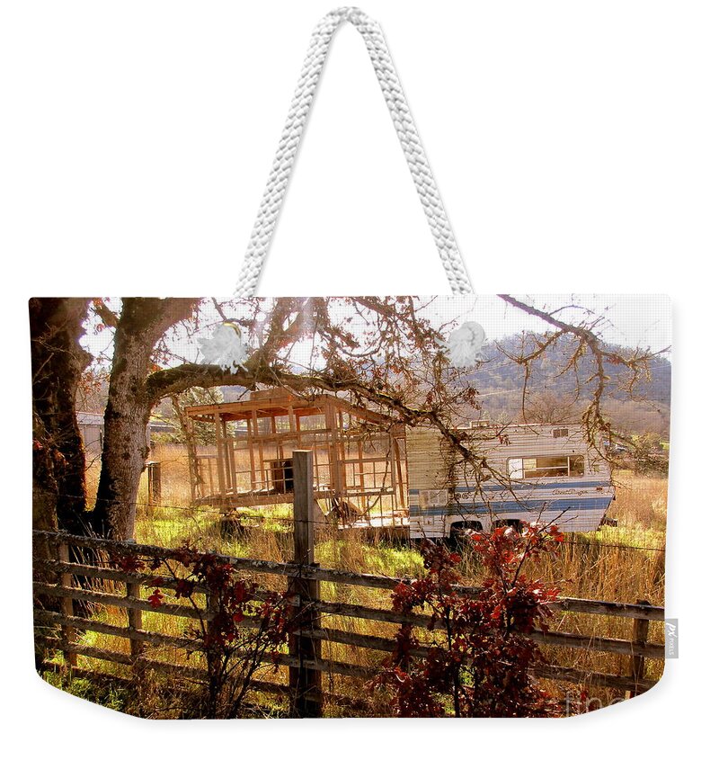 Forgotten Weekender Tote Bag featuring the photograph Beyond forgetten by Marie Neder