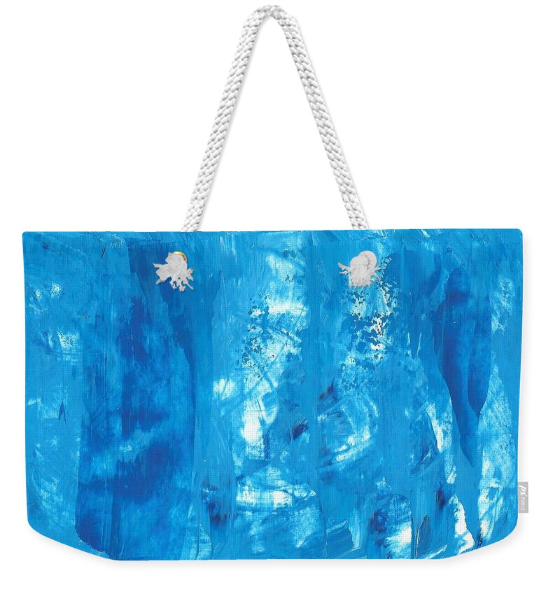 Art Weekender Tote Bag featuring the painting Beyond the sea by Monica Martin