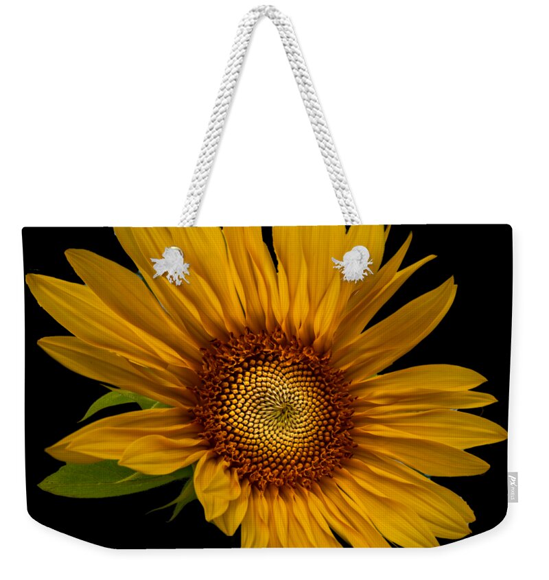Art Weekender Tote Bag featuring the photograph Big Sunflower by Debra and Dave Vanderlaan