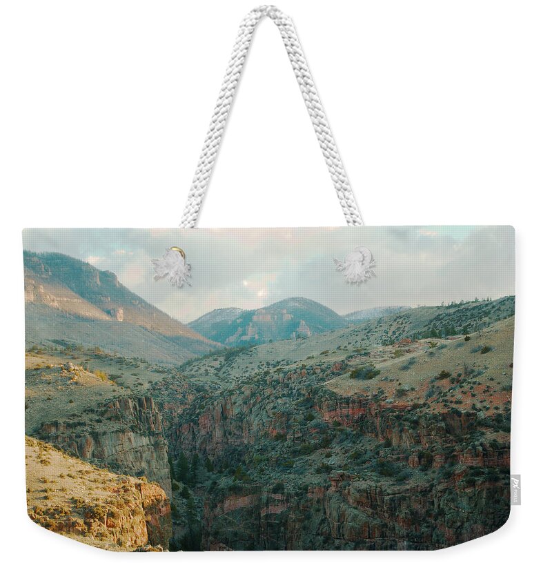 Bighorn Weekender Tote Bag featuring the photograph Bighorn National Forest by Troy Stapek